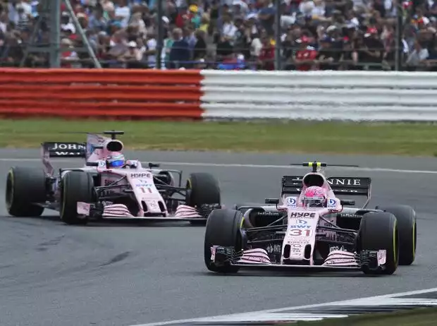 Esteban Ocon, Sergio Perez Titel-Bild zur News: Esteban Ocon, Sergio Perez