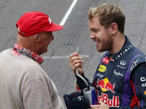 Niki Lauda und Sebastian Vettel Titel-Bild zur News: Niki Lauda und Sebastian Vettel