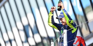 Rossi erreicht sein Ziel: 190. Podium beim Jubiläumsrennen