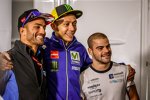 Mattia Pasini, Valentino Rossi und Romano Fenati 