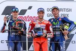 Maverick Vinales, Andrea Dovizioso und Valentino Rossi 