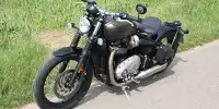 Bild zum Inhalt: Triumph Bonneville Bobber Test: Bilder & Info zu Preis, Sound