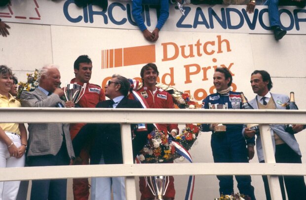 Rene Arnoux Patrick Tambay John Watson Ferrari Scuderia Ferrari F1McLaren McLaren Honda F1 ~Rene Arnoux, Patrick Tambay und John Watson ~ Rene Arnoux Patrick Tambay John Watson Ferrari Scuderia Ferrari F1McLaren McLaren Honda F1 ~Rene Arnoux, Patrick Tambay und John Watson ~