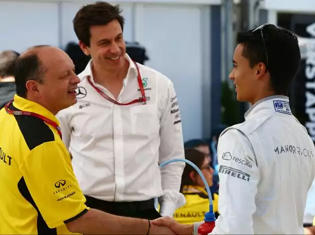 Titel-Bild zur News: Toto Wolff, Pascal Wehrlein
