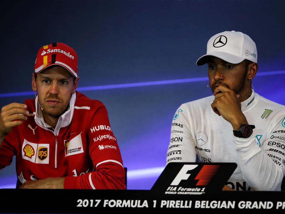 Sebastian Vettel, Lewis Hamilton