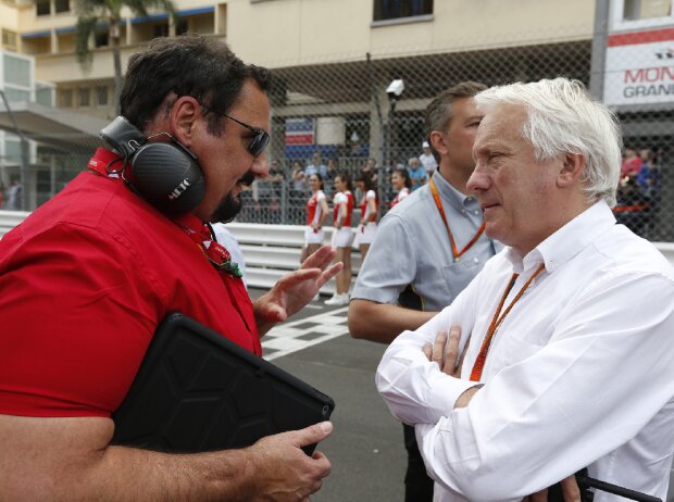 Alfonso de Orleans-Borbon, Charlie Whiting Alfonso de Orleans-Borbon, Charlie Whiting