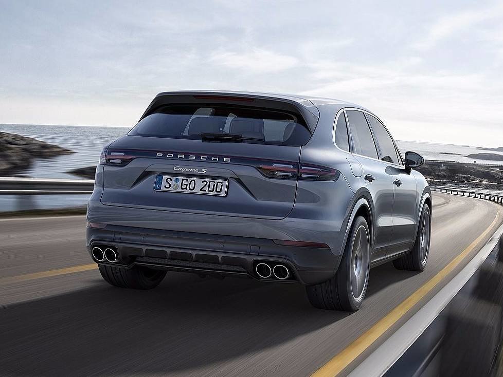 Heck des Porsche Cayenne 2018