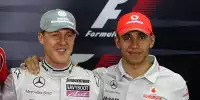 Bild zum Inhalt: Lewis Hamilton widmet Rekord-Pole Michael Schumacher