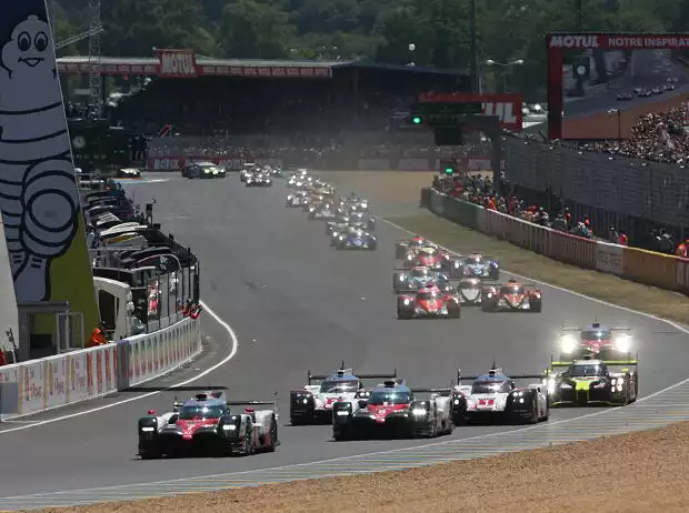 Start zu den 24h Le Mans 2017 Titel-Bild zur News: Start zu den 24h Le Mans 2017