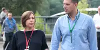Claire Williams mit Babybauch