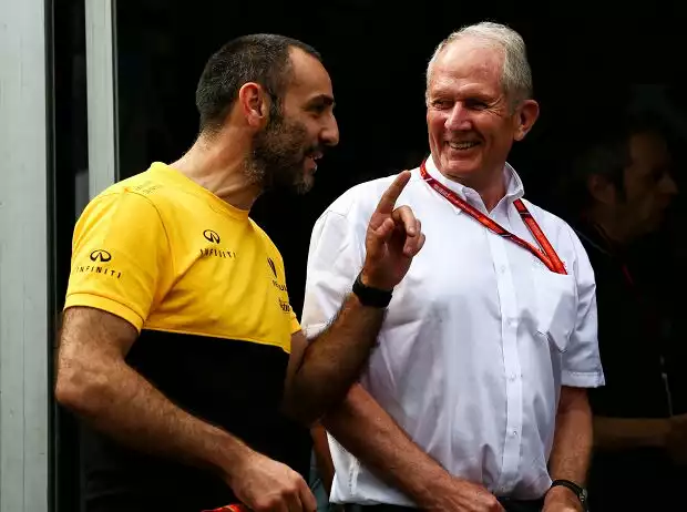 Titel-Bild zur News: Cyril Abiteboul, Helmut Marko