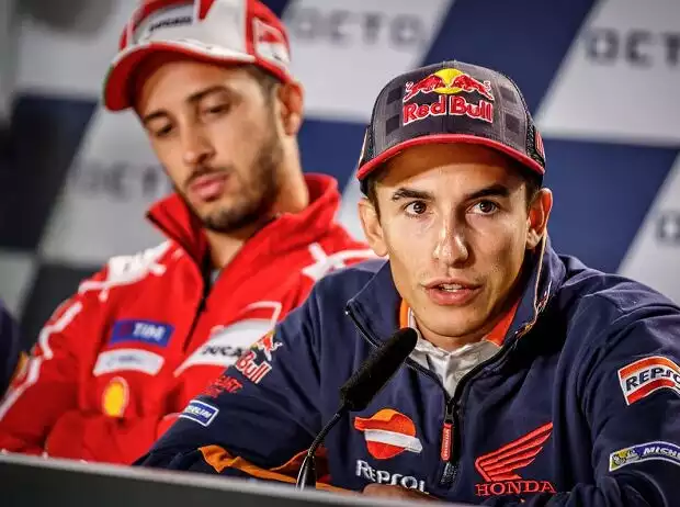 Titel-Bild zur News: Marc Marquez, Andrea Dovizioso