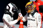 Valtteri Bottas (Mercedes) und Lewis Hamilton (Mercedes) 
