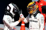 Valtteri Bottas (Mercedes) und Lewis Hamilton (Mercedes) 