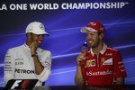 Lewis Hamilton (Mercedes) und Sebastian Vettel (Ferrari) 