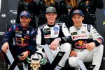 Sebastien Loeb, Johan Kristoffersson und Mattias Ekström 