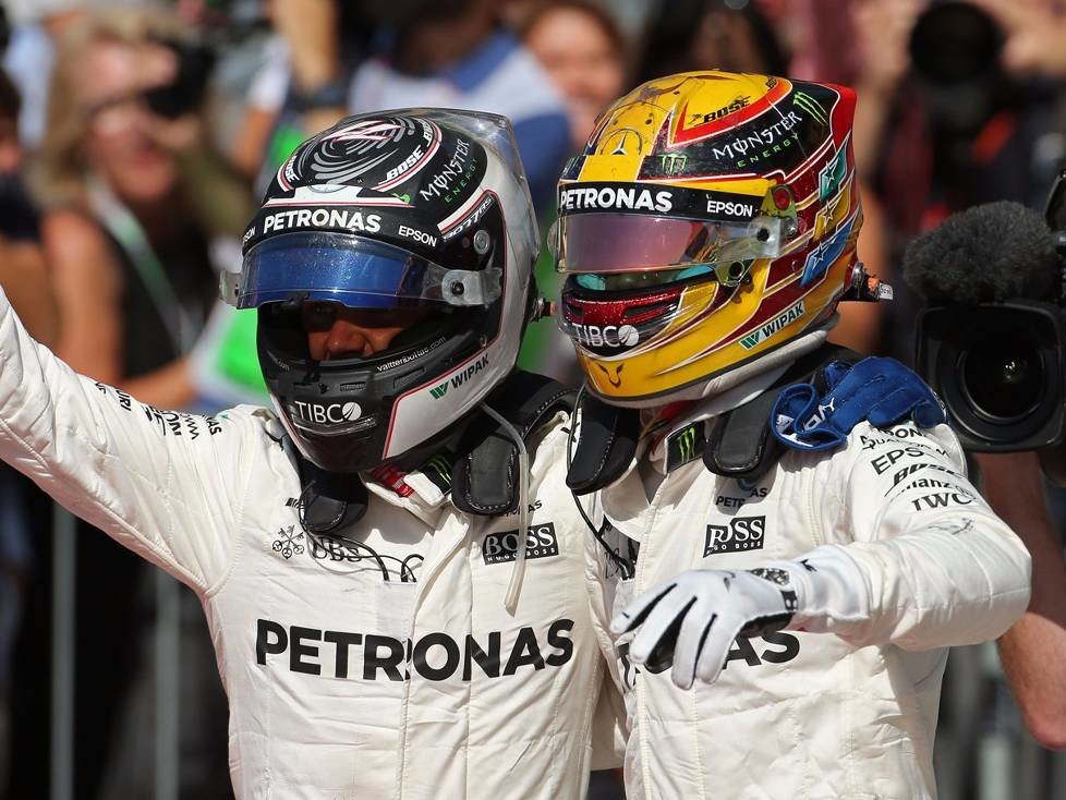 Valtteri Bottas, Lewis Hamilton