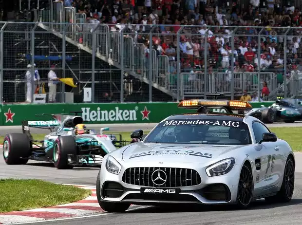 Lewis Hamilton, Safety-Car, Bernd Mayländer Titel-Bild zur News: Lewis Hamilton, Safety-Car, Bernd Mayländer