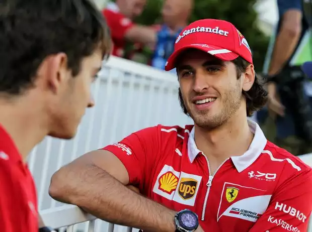 Charles Leclerc, Antonio Giovinazzi Titel-Bild zur News: Charles Leclerc, Antonio Giovinazzi