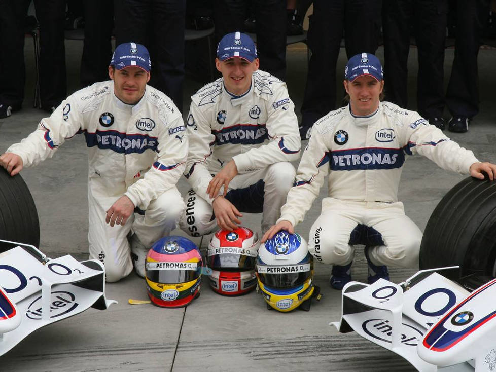 Jacques Villeneuve, Robert Kubica, Nick Heidfeld
