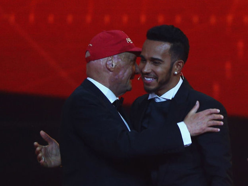 Niki Lauda, Lewis Hamilton