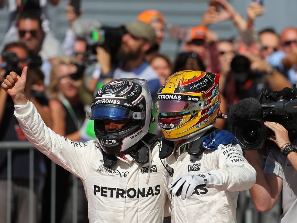 Valtteri Bottas, Lewis Hamilton