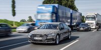 Bild zum Inhalt: Audi A8 Staupilot: Hochautomatisertes Fahren auf der IAA 2017
