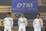 Lucas Auer (HWA-Mercedes 3), Paul di Resta (HWA-Mercedes 2) und Robert Wickens (HWA-Mercedes) 