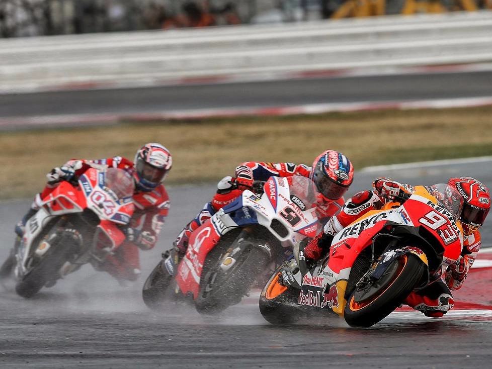 Marc Marquez, Danilo Petrucci, Andrea Dovizioso