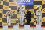 Paul di Resta (HWA-Mercedes 2), Robert Wickens (HWA-Mercedes) und Marco Wittmann (RMG-BMW) 