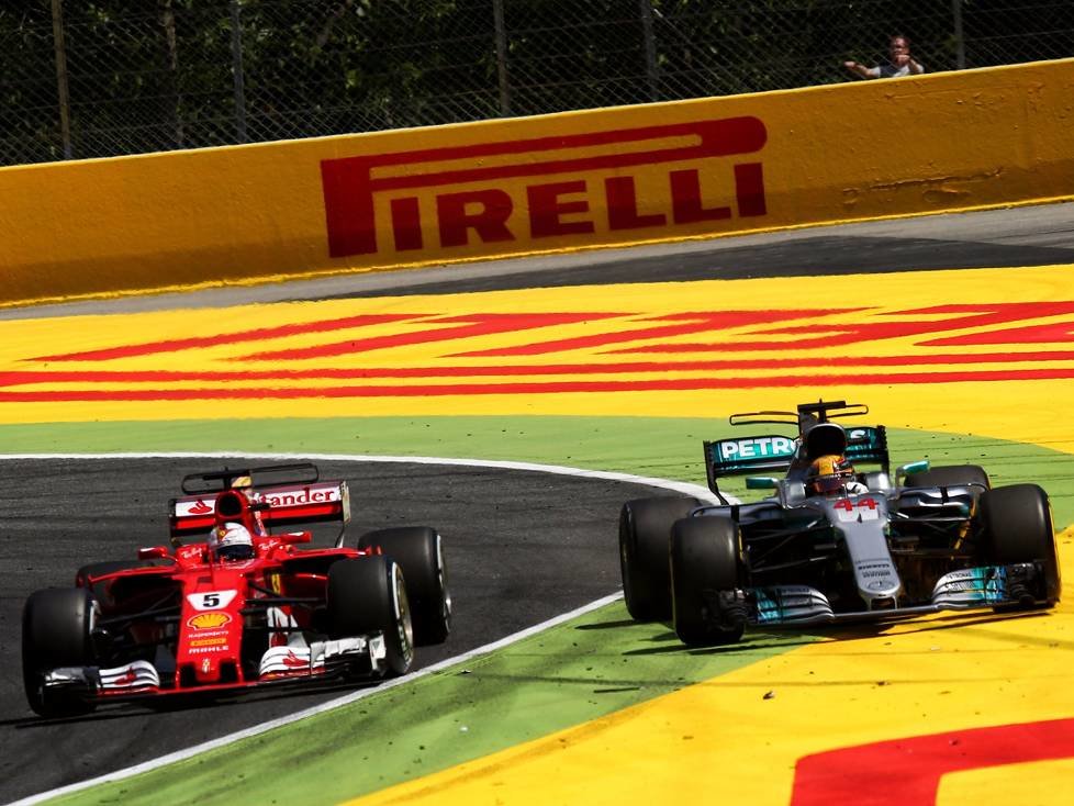 Sebastian Vettel, Lewis Hamilton