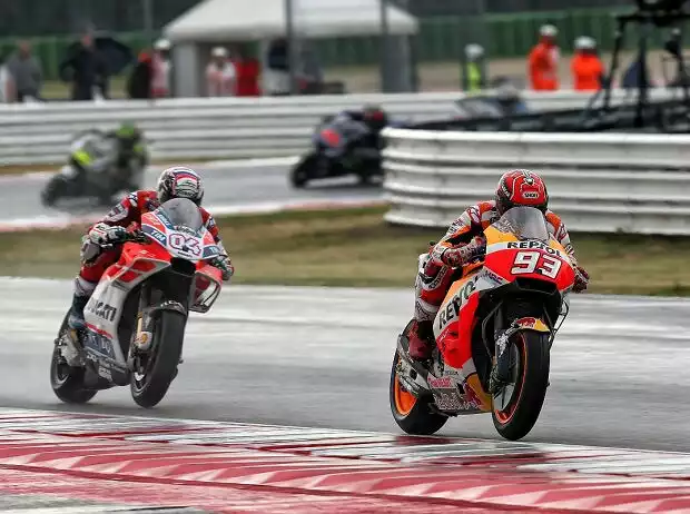 Marc Marquez, Andrea Dovizioso Titel-Bild zur News: Marc Marquez, Andrea Dovizioso