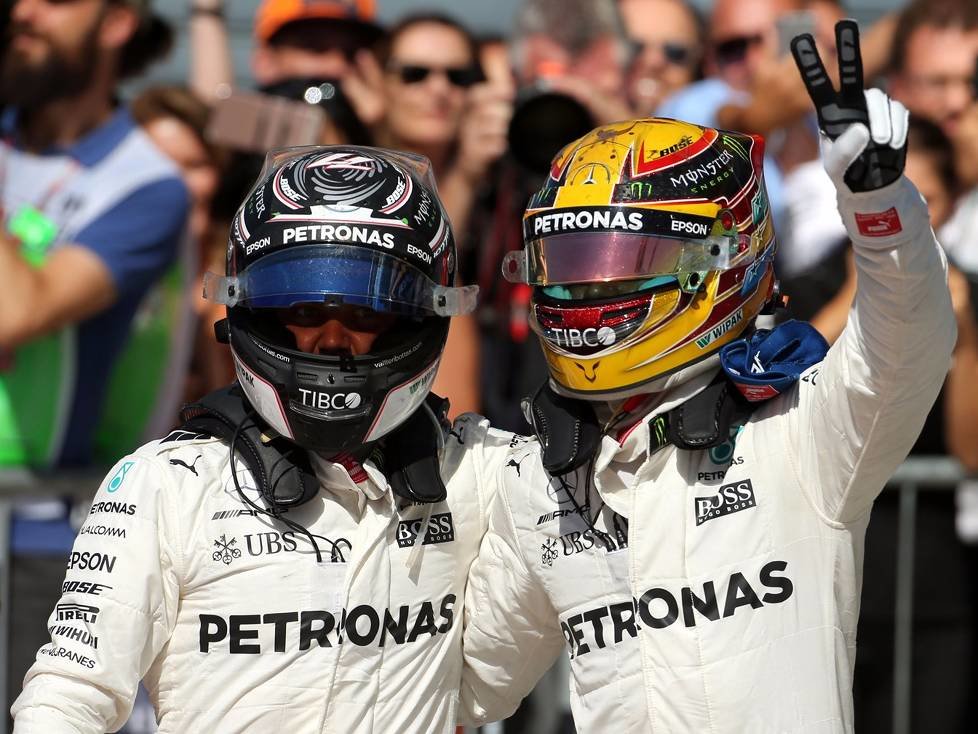 Valtteri Bottas, Lewis Hamilton