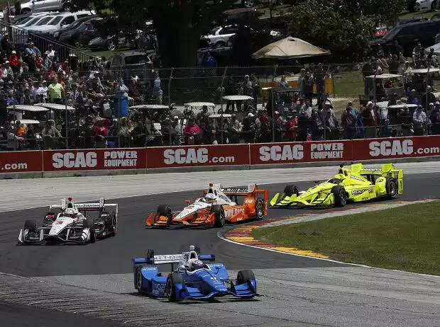 Scott Dixon, Helio Castroneves, Josef Newgarden, Simon Pagenaud Titel-Bild zur News: Scott Dixon, Helio Castroneves, Josef Newgarden, Simon Pagenaud