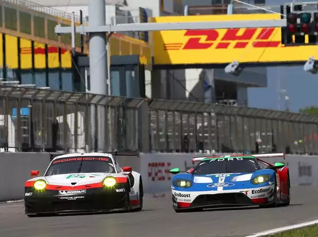 Richard Lietz, Frederic Makowiecki, Chip Ganassi, Stefan Mücke Titel-Bild zur News: Richard Lietz, Frederic Makowiecki, Chip Ganassi, Stefan Mücke