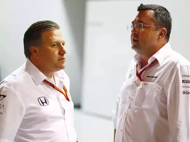 Zak Brown, Eric Boullier Titel-Bild zur News: Zak Brown, Eric Boullier