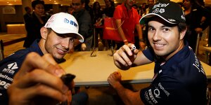 Force India: Auch 2018 wohl mit Perez und Ocon