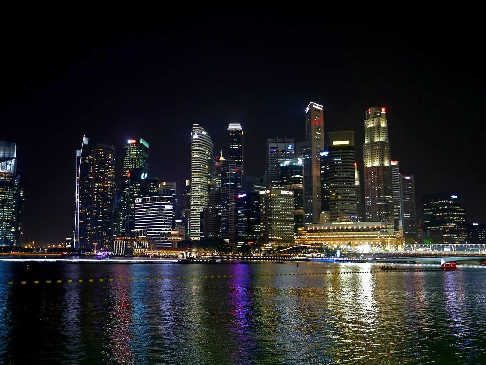 Skyline von Singapur