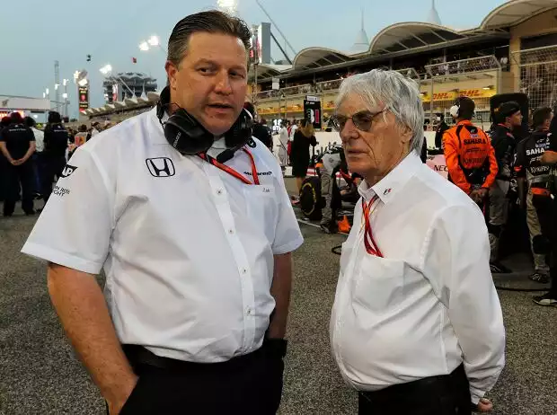 Zak Brown, Bernie Ecclestone Titel-Bild zur News: Zak Brown, Bernie Ecclestone