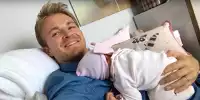 Nico Rosberg mit Töchterchen Naila