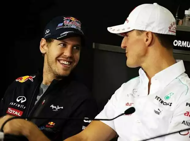 Michael Schumacher, Sebastian Vettel Titel-Bild zur News: Michael Schumacher, Sebastian Vettel