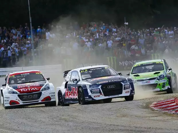 Titel-Bild zur News: Mattias Ekström; Sebastien Loeb