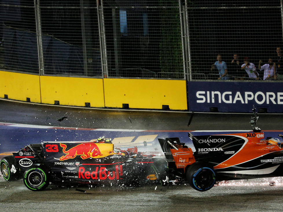 Max Verstappen, Fernando Alonso, Kimi Räikkönen