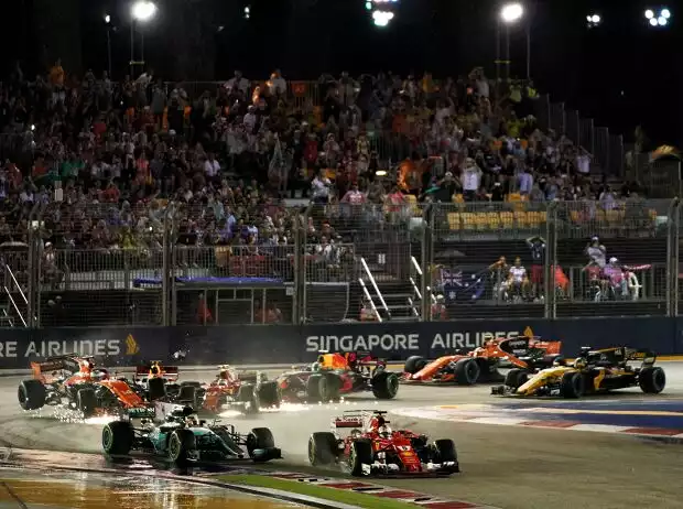 Sebastian Vettel, Lewis Hamilton, Max Verstappen, Fernando Alonso, Kimi Räikkönen Titel-Bild zur News: Sebastian Vettel, Lewis Hamilton, Max Verstappen, Fernando Alonso, Kimi Räikkönen