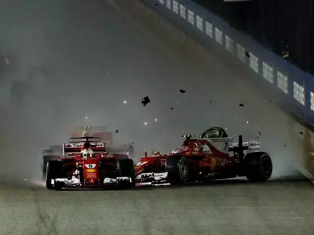 Sebastian Vettel, Max Verstappen, Kimi Räikkönen Titel-Bild zur News: Sebastian Vettel, Max Verstappen, Kimi Räikkönen