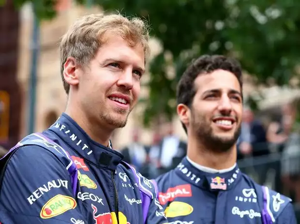 Daniel Ricciardo, Sebastian Vettel Titel-Bild zur News: Daniel Ricciardo, Sebastian Vettel