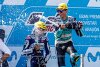Bild zum Inhalt: Moto3 Aragon: Mir gewinnt Windschattenduell und erntet Kritik