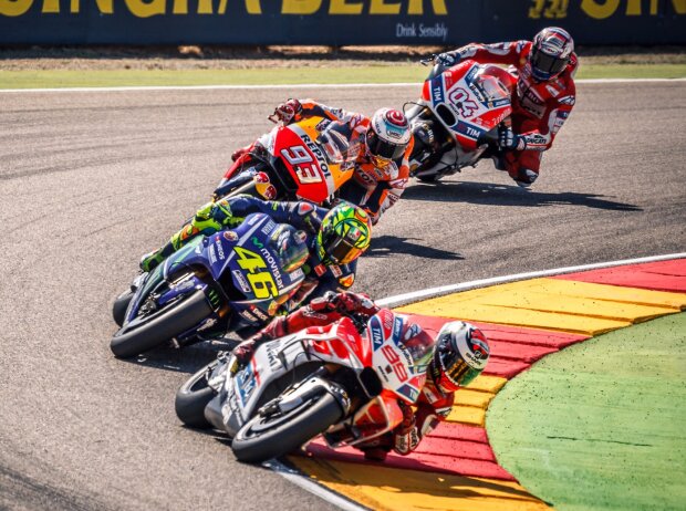 Jorge Lorenzo, Valenrino Rossi, Marc Marquez, Andrea Dovizioso