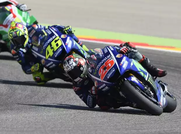Maverick Vinales, Valentino Rossi Titel-Bild zur News: Maverick Vinales, Valentino Rossi