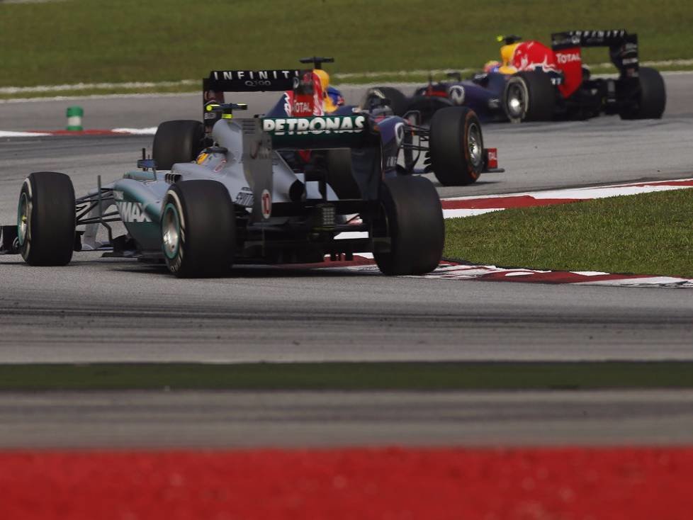 Mark Webber, Sebastian Vettel, Lewis Hamilton